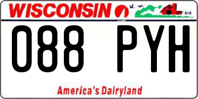WI license plate 088PYH