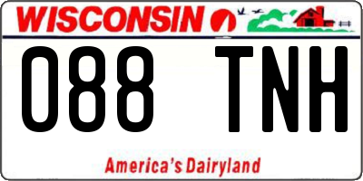 WI license plate 088TNH