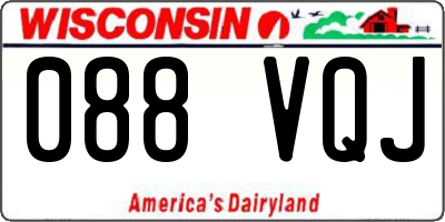 WI license plate 088VQJ
