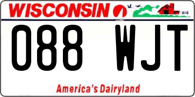 WI license plate 088WJT