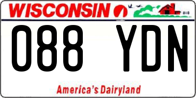 WI license plate 088YDN