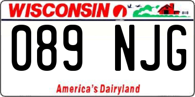 WI license plate 089NJG