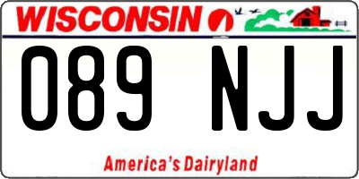 WI license plate 089NJJ