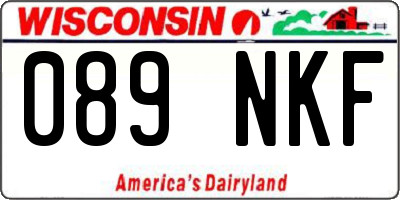 WI license plate 089NKF