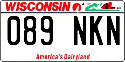 WI license plate 089NKN