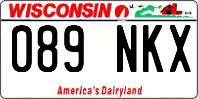 WI license plate 089NKX
