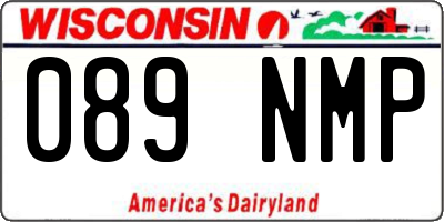WI license plate 089NMP