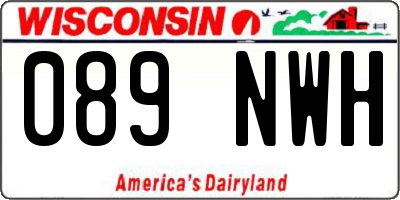 WI license plate 089NWH