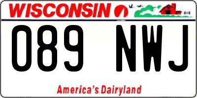 WI license plate 089NWJ