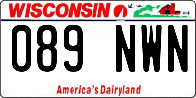 WI license plate 089NWN