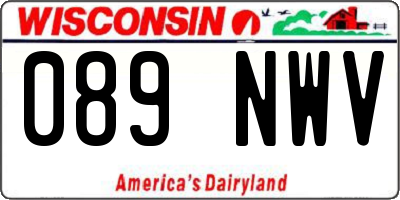 WI license plate 089NWV