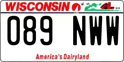 WI license plate 089NWW