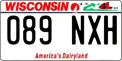 WI license plate 089NXH