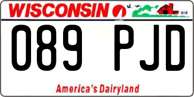 WI license plate 089PJD