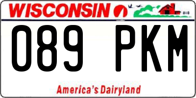 WI license plate 089PKM
