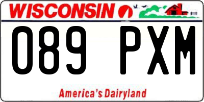 WI license plate 089PXM