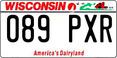 WI license plate 089PXR