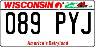 WI license plate 089PYJ