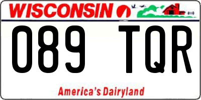 WI license plate 089TQR