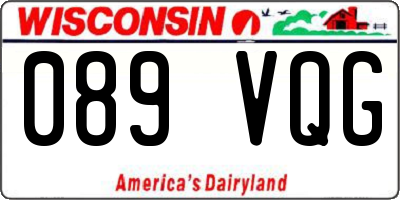 WI license plate 089VQG