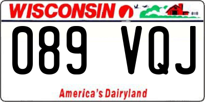 WI license plate 089VQJ