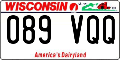 WI license plate 089VQQ