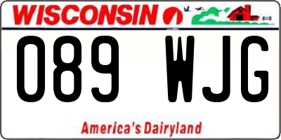 WI license plate 089WJG