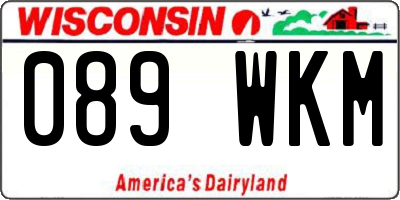 WI license plate 089WKM