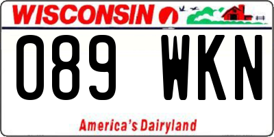 WI license plate 089WKN