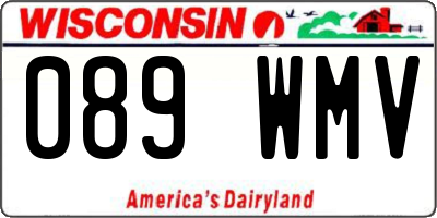 WI license plate 089WMV