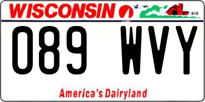 WI license plate 089WVY