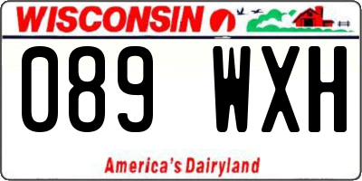 WI license plate 089WXH
