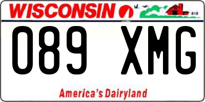 WI license plate 089XMG
