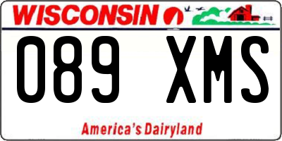 WI license plate 089XMS