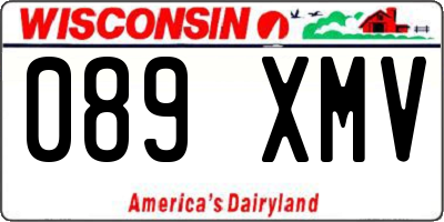 WI license plate 089XMV
