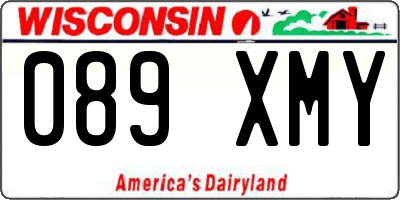 WI license plate 089XMY
