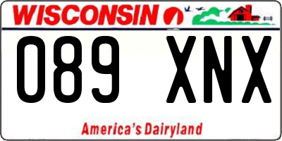 WI license plate 089XNX
