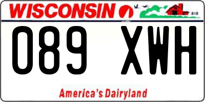 WI license plate 089XWH