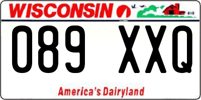 WI license plate 089XXQ