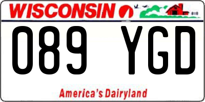 WI license plate 089YGD
