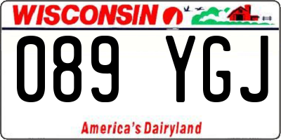 WI license plate 089YGJ