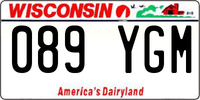 WI license plate 089YGM