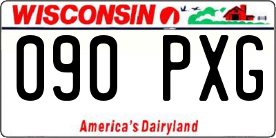 WI license plate 090PXG