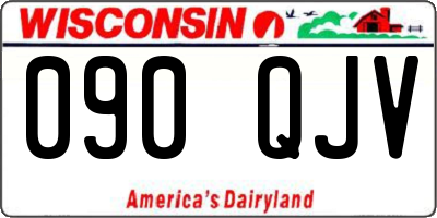 WI license plate 090QJV