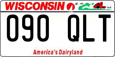WI license plate 090QLT