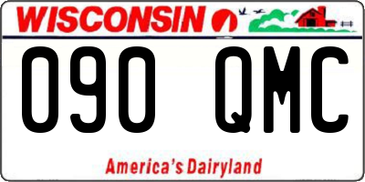 WI license plate 090QMC