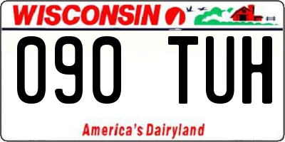 WI license plate 090TUH