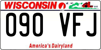 WI license plate 090VFJ