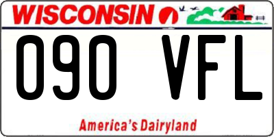 WI license plate 090VFL