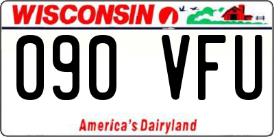 WI license plate 090VFU